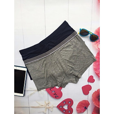 Combo 2 quần lót boxer cotton siêu nhẹ - 2 màu