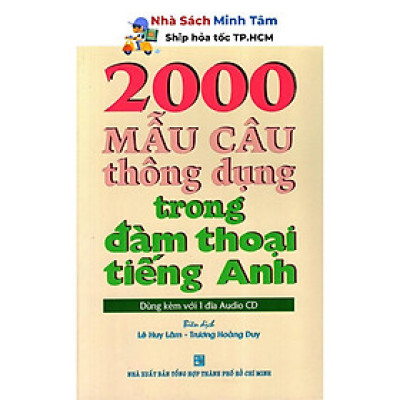 Sách - 2000 Mẫu Câu Thông Dụng Trong Đàm Thoại Tiếng Anh - Kèm CD - Nhân Trí Việt