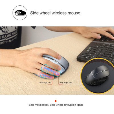 Chuột PC Laptop Không Dây HXSJ T32 2.4GHz 6 phím 3600DPI