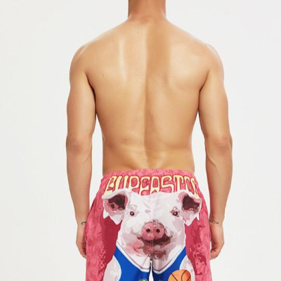 Quần Đi Biển Đôi - Quần Đùi Đôi - Thời Trang Đôi Mùa Hè - Quần Short Cặp Đôi SQ220 Pink Piggy