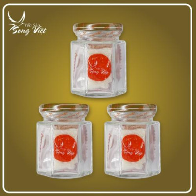 Yến Sào Song Việt - Combo Hộp giấy 3 hũ yến khô