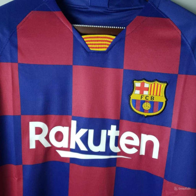 Áo Bóng Đá Retro Barcelona 2019 - Sân Nhà bản cao cấp vải Cotton Polyester