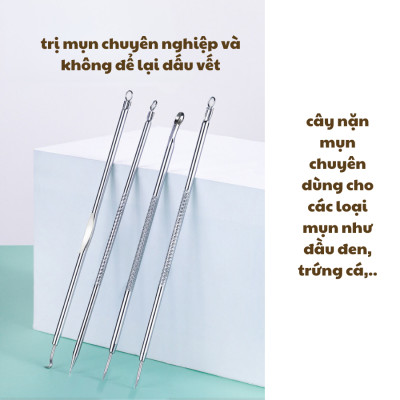 Bộ dụng cụ nặn mụn có hộp đựng GROFA