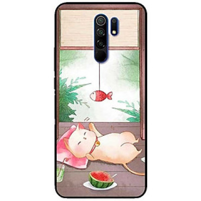 Ốp lưng dành cho Xiaomi Redmi 9 mẫu Mèo Và Điện Thoại