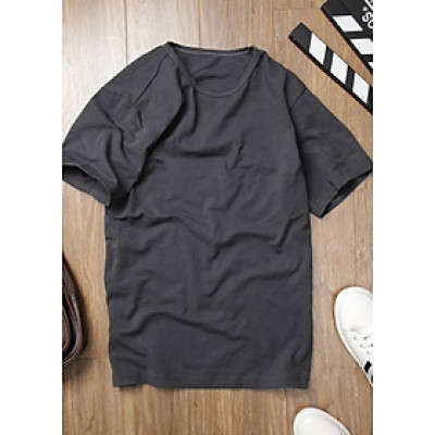 ÁO THUN NAM 100% COTTON THIÊN NHIÊN - 4 MÀU