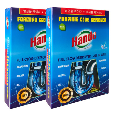 Combo 10 Hộp Bột thông cống Hando 100g Xuất khẩu