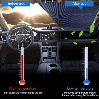 Rèm che nắng kính lái ô tô cao cấp QL-70 dùng cho xe Sedan và SUV