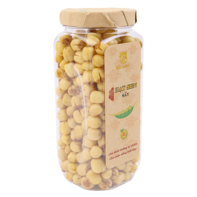 Hộp Quà Hải Long 5: Hộp Điều Vỏ Lụa Hải Long (250g) + Hộp Hạt Sen Sấy Hải Long (230g)