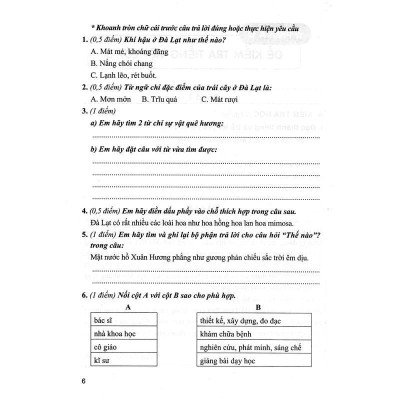 Sách - Bộ Đề Kiểm Tra Môn Tiếng Việt Lớp 3 - Dùng Kèm SGK Chân Trời Sáng Tạo - Lê Thị Nương - Hồng Ân