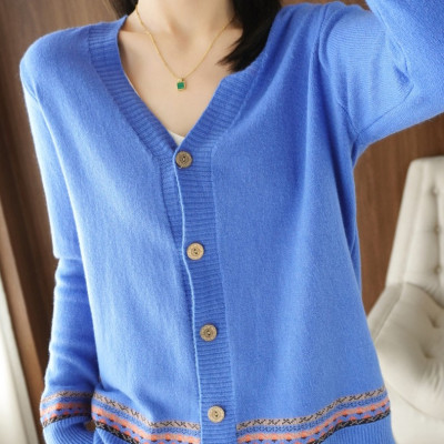 Áo khoác len nữ ,áo cardigan len dày ấm thiết kế 2 túi phối cúc nhiều màu  AK03