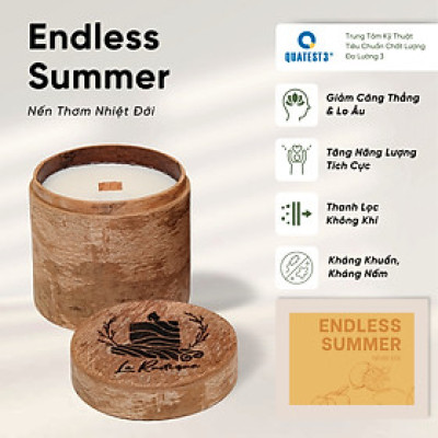 Nến Thơm Trị Liệu Le Rustique Nhiệt Đới (Endless Summer) - Nến Thơm Cao Cấp - An Toàn Sức Khỏe
