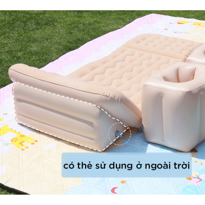 [THANH LÝ] NỆM GIƯỜNG Ô TÔ 4 5 7 Chỗ Thành Chắn Bảo Vệ An Toàn Trẻ Em | Thiết Kế Gợn Sóng, Chóng Nóng Lưng