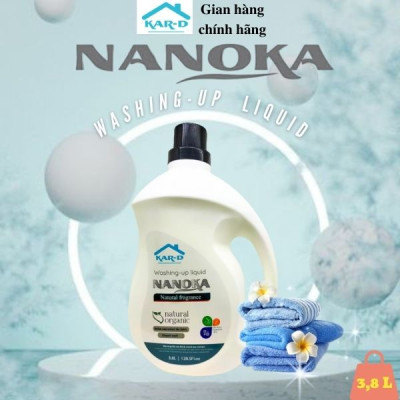 Nước giặt quần áo Nanoka 3,8L [Hàng chính hãng]