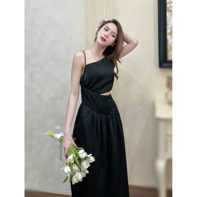 Đầm 2 dây Mina thiết kế dáng xoè quyến rũ chất liệu Cotton - MN225