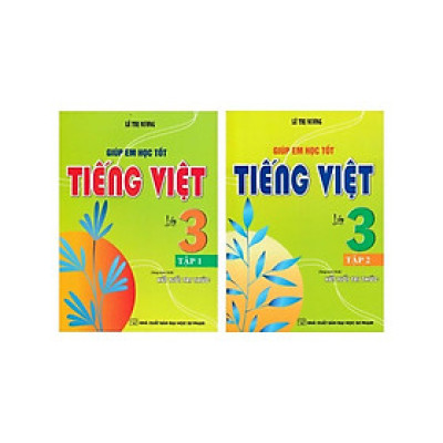 Sách - Giúp Em Học Tốt Tiếng Việt Lớp 3 - Combo 2 Tập - Dùng Kèm SGK Kết Nối Tri Thức - Hồng Ân