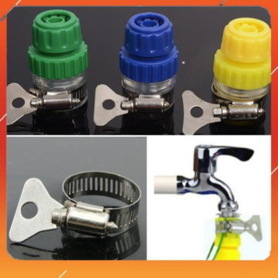 Vòi Xịt️Evoucher Bộ dây vòi xịt nước rửa xe, tưới cây , tăng áp 3 lần, loại 15m 206236 đầu đồng.đai+  đai