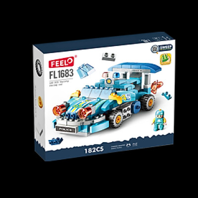 FEELO - 1183 - Lắp Ráp Xe đua biến hình  (182 Chi Tiết)