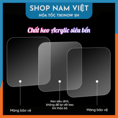 Tấm Keo Trong Nano Đa Năng - Miếng Keo 2 Mặt Siêu Dính