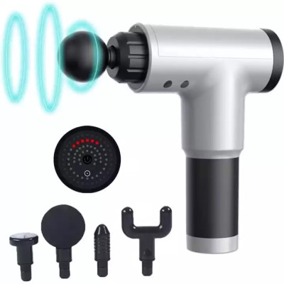 Máy mát xa massage mini đa năng cầm tay Fascial Gun Phoenix thế hệ mới - 6 Cấp Độ, Hỗ Trợ Mát Xa Chuyên Sâu, Giảm Đau Cơ, Cứng Khớp - Tặng kèm 04 đầu mát xa