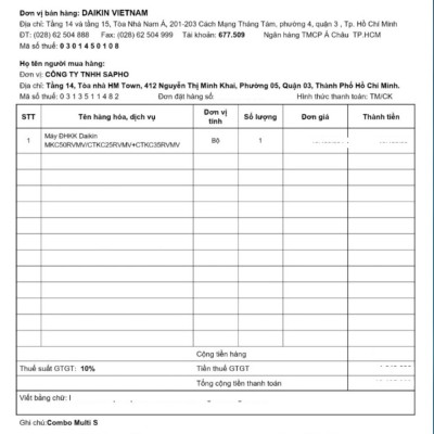 Hệ Thống Máy Lạnh Multi S Daikin MKC70SVMV/CTKC35RVMV+CTKC50RVMV Gas R32 Treo Tường Inverter 1 Chiều Lạnh Hàng Chính Hãng - Chỉ giao tại HCM