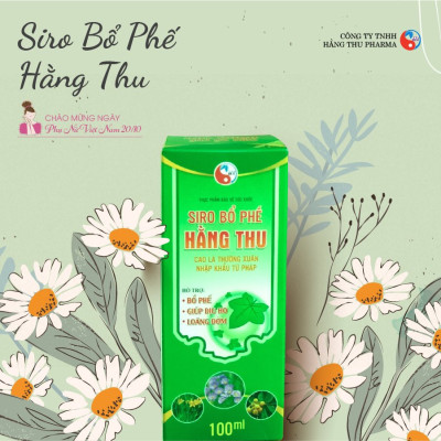 Siro Bổ Phế HT giúp hỗ trợ bổ phế. Hỗ trợ giảm ho, hỗ trợ giảm đờm, giảm đau rát họng, công dụng tiêu đờm, bổ phổi
