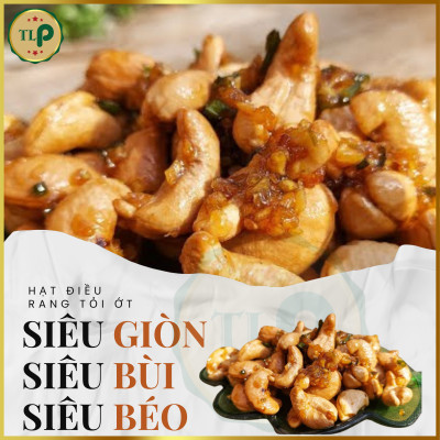 HẠT ĐIỀU RANG TỎI ỚT TÂN LỘC PHÁT COMBO 1KG- MỖI HŨ 500G