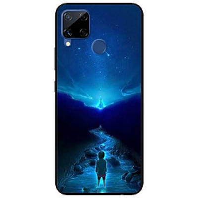 Ốp lưng dành cho Realme C15 mẫu Cậu Bé Lội Suối