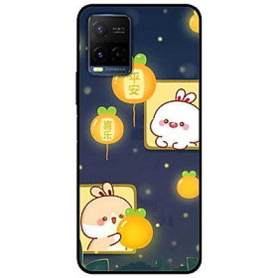 Ốp lưng dành cho Vivo Y21 - Vivo Y21s mẫu Thỏ Quả Cam