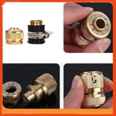 Bộ dây vòi xịt nước rửa xe,tưới cây . tăng áp 3 lần,loại 3m, 5m 206701 đầu đồng,cút đồng,nối đồng+ tặng đai