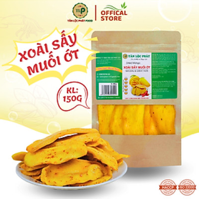 XOÀI SẤY MUỐI ỚT THĂNG HOA TÂN LỘC PHÁT BỊCH 150G - ĐỒ ĂN VẶT