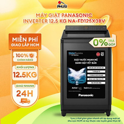 Máy giặt Panasonic Inverter 12.5 kg NA-FD125X3BV - Hàng chính hãng