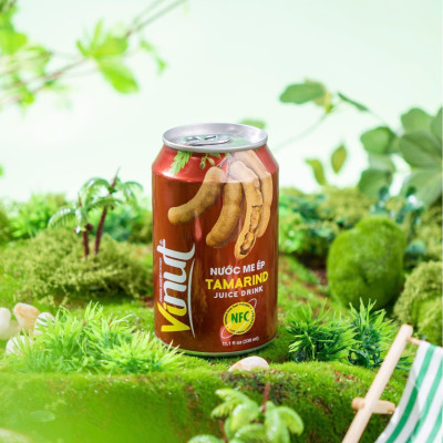 Khay 24 Lon Nước Ép Me Vinut 330ml