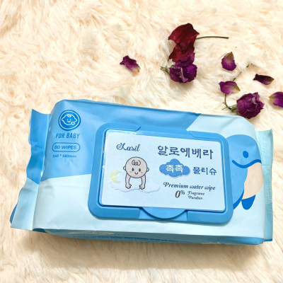 Khăn ướt cao cấp không mùi 80M