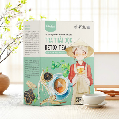 Trà Thải Độc Dalahouse Hộp 50g - Thanh Nhiệt, Mát Gan, Cải Thiện Giấc Ngủ, Tốt Cho Tim Mạch, Giảm Cân, Eatclean, Healthy
