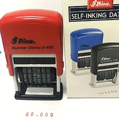 DẤU SHINY 6 SỐ TỰ CHỈNH CAO 4mm-Màu Vỏ Giao Ngẫu Nhiên