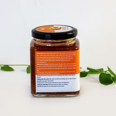 Mứt đào pha chế Déli - hủ 350ml