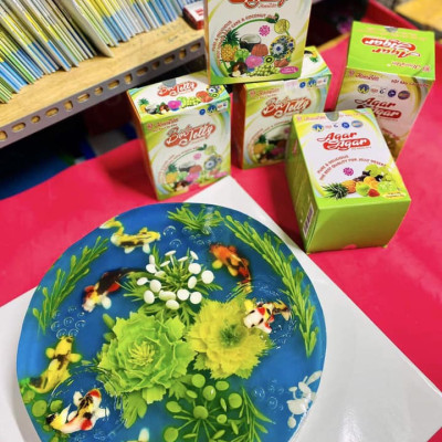 Bột rau câu dẻo (Jelly) 10g Hoàng Yến Hải Phòng, hàng mới, chuẩn chính hãng 100%