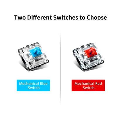 Bàn phím và chuột cơ AJAZZ Combo N-Key Rollover Red Switch đèn nền 2400DPI 104Keys