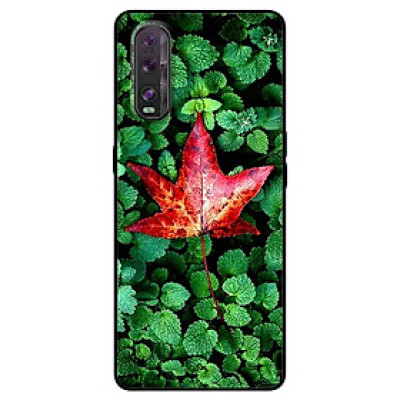 Ốp lưng dành cho Oppo Find X2 mẫu Lá Phong Đỏ