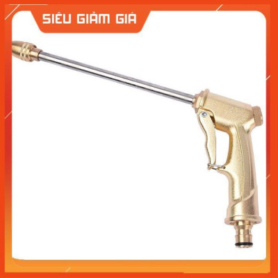 Bộ dây vòi xịt nước rửa xe,tưới cây .tăng áp 3 lần,loại 7m,10m 206701-3 đầu đồng,cút đồng,nối đ+tặng túi đựng bút