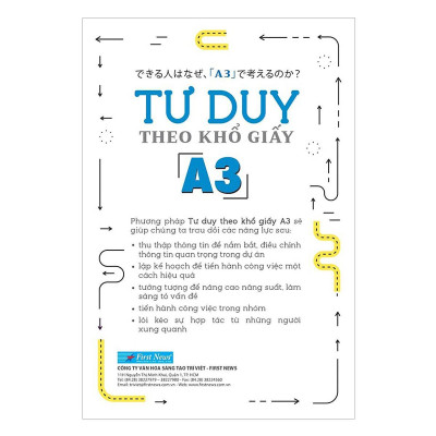 Sách - Tư Duy Theo Khổ Giấy A3