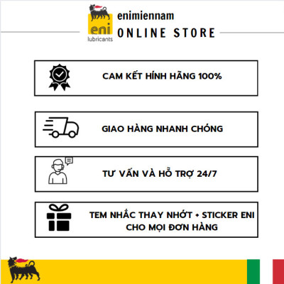 (HCM) Combo Eni Scooter MA2 5W40 1.2L +3 Nhớt Lap Eni Bike Tec 80W90 120ml