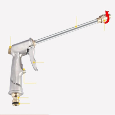  Bộ dây vòi xịt nước rửa xe, tưới cây .tăng áp 3 lần,loại 3m,5m 206701-2 đầu đồng,cút đồng,nối đồng+ tặng mở chai