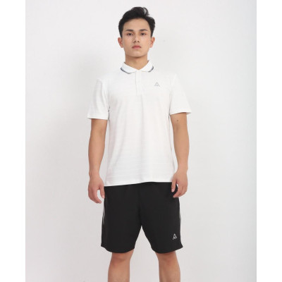 Áo Polo Nam ngắn tay AM PLM214 có cổ bo dệt phối kẻ màu tương phản, thoáng mát, co giãn tốt, không bai xù Sport1