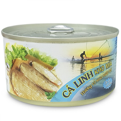 LỐC 6 HỘP CÁ LINH KHO MÍA ĐÓNG HỘP - 210G - CHÍNH HÃNG ANTESCO - ĐẶC SẢN AN GIANG CÁ ĐÓNG HỘP - DÙNG KÈM MẮM CÁ LINH CHƯNG - CLKMX6