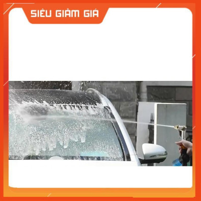 Bộ dây vòi xịt nước rửa xe, tưới cây . tăng áp 3 lần, loại 3m, 5m 206587Vđầu đồng, cút đồng, d.vàng