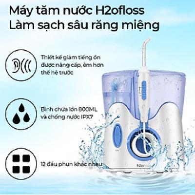 Máy tăm nước gia đình H2ofloss HF-9 - Hàng chính hãng