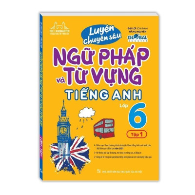 Sách - Global Success Luyện Chuyên Sâu Ngữ Pháp Và Từ Vựng Tiếng Anh Lớp 6 - Combo 2 Cuốn - Có Đáp Án - Minh Thắng