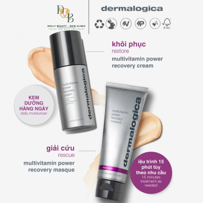 Kem dưỡng ẩm MULTIVITAMIN POWER RECOVERY CREAM phục hồi da giàu dưỡng chất phù hợp với tất cả loại da, da lão hoá