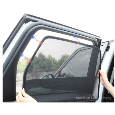 Rèm Che Nắng  Mazda CX5 2018-2022 loại 2 Rèm Chắn Nắng Nam Châm Cho Xe ô tô, Bộ 4 Tấm, có nam châm